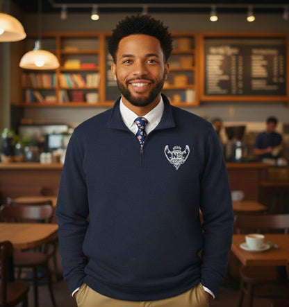 NSA Quarter Zip (navy)