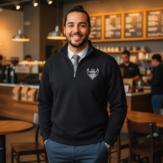 NSA Quarter Zip (black)