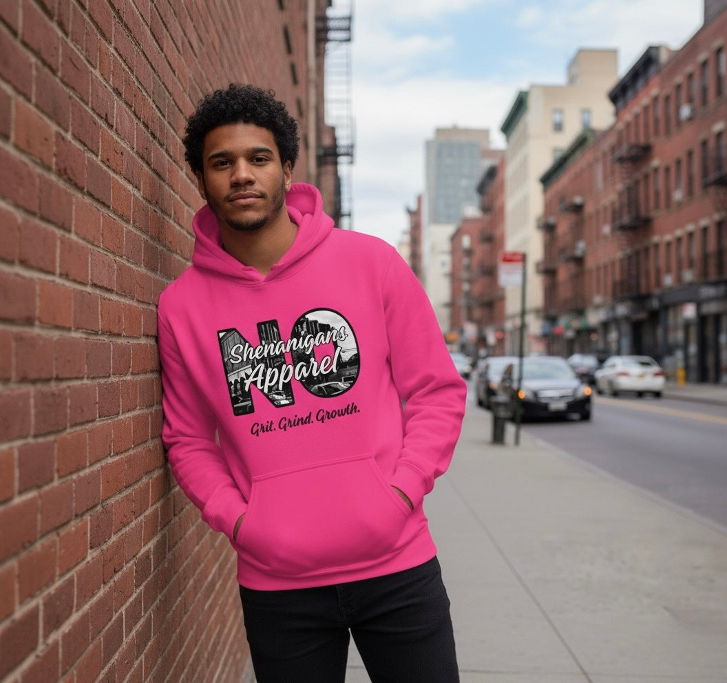 City Beach Logo Hoodie (hot pink)