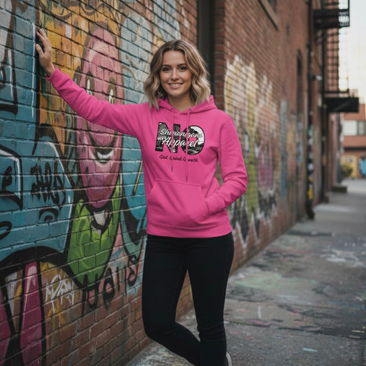 City Beach Logo Hoodie (hot pink)